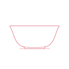 Objects Bowls Ikea Upplaga Bowl 6.5 Inch Silhouette Cutting Svg Files, Free Vectors File